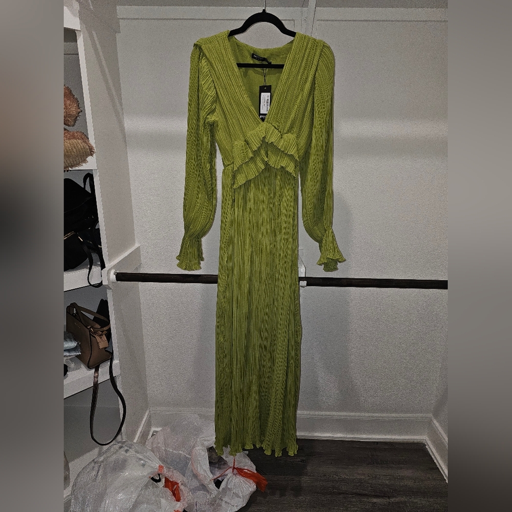 Nasty Gal Plisse Maxi dress